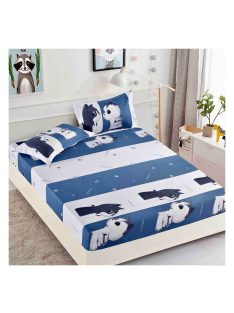   Долен чаршаф с ластик и две калъфки (за матрак от 160x200 до 180x200), 3 части - Модел S15473