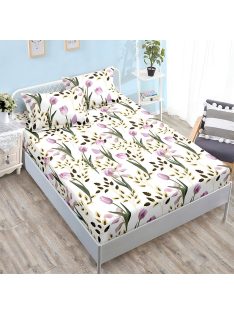   Долен чаршаф с ластик и две калъфки (за матрак от 160x200 до 180x200), 3 части - Модел S17047