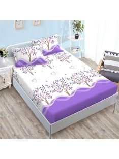   Долен чаршаф с ластик и две калъфки (за матрак от 160x200 до 180x200), 3 части - Модел S17048