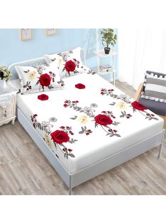   Долен чаршаф с ластик и две калъфки (за матрак от 160x200 до 180x200), 3 части - Модел S17049