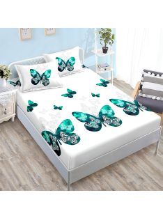   Долен чаршаф с ластик и две калъфки (за матрак от 160x200 до 180x200), 3 части - Модел S17051