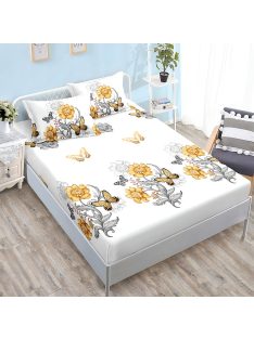   Долен чаршаф с ластик и две калъфки (за матрак от 160x200 до 180x200), 3 части - Модел S17052
