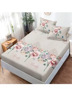   Долен чаршаф с ластик и две калъфки (за матрак 140x200), 3 части - Модел S17476