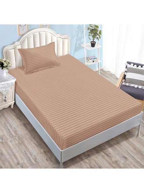 Долен чаршаф с ластик и калъфка (за матрак от 80x200 до 90x200), 2 части - Модел S17773