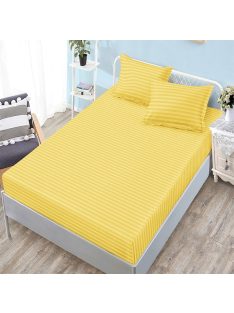   Едноцветен долен чаршаф с ластик и две калъфки (за матрак от 160x200 до 180x200), 3 части - Модел S18237
