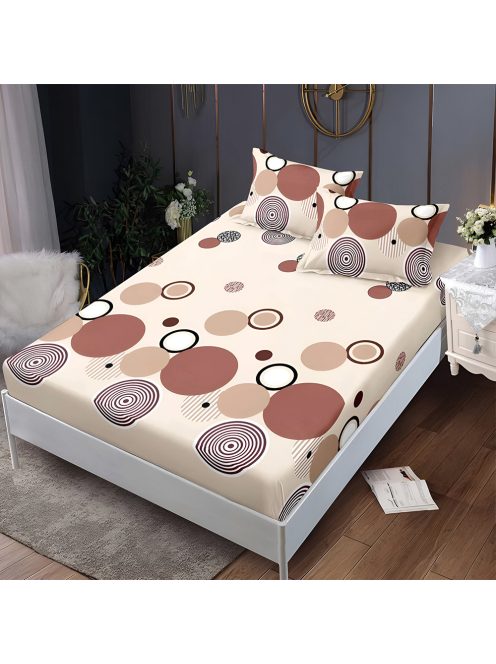 Долен чаршаф с ластик и две калъфки (за матрак от 160x200 до 180x200), 3 части - Модел S18320