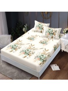   Долен чаршаф с ластик и две калъфки (за матрак от 160x200 до 180x200), 3 части - Модел S18331