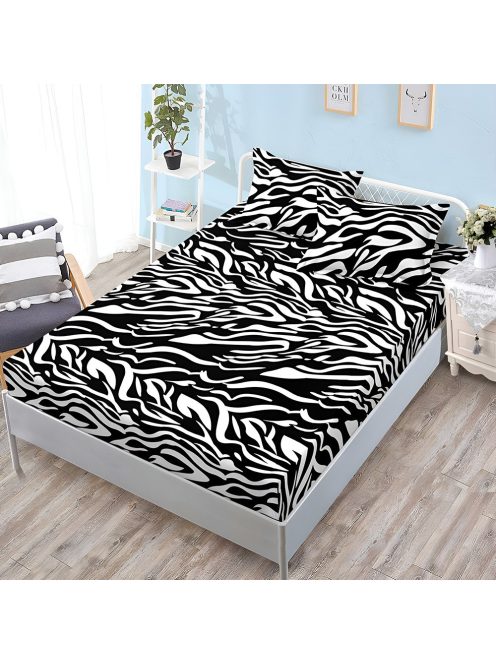 Долен чаршаф с ластик и две калъфки (за матрак от 160x200 до 180x200), 3 части - Модел S18336
